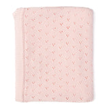 Baby Mode Signature Pink Pointelle Blanket