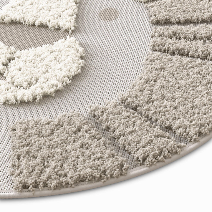 BALTA Mod-Tod Animal Round Shag Kids Rug Lion