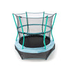 60" Round Classic Mini Bouncer with Enclosure Blue