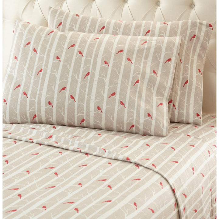 Shavel Micro Flannel Patterned 4-piece Sheet Set