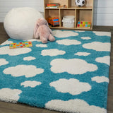 Balta Rugs Clouds Kids Shag Area Rug