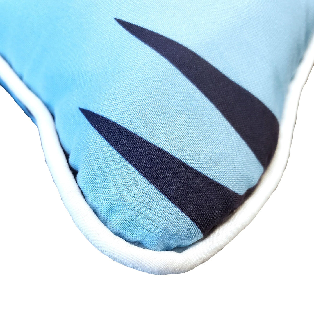 Kids Shark Adventure Full Bed-in-a-Bag with Decorative Pillow Blue