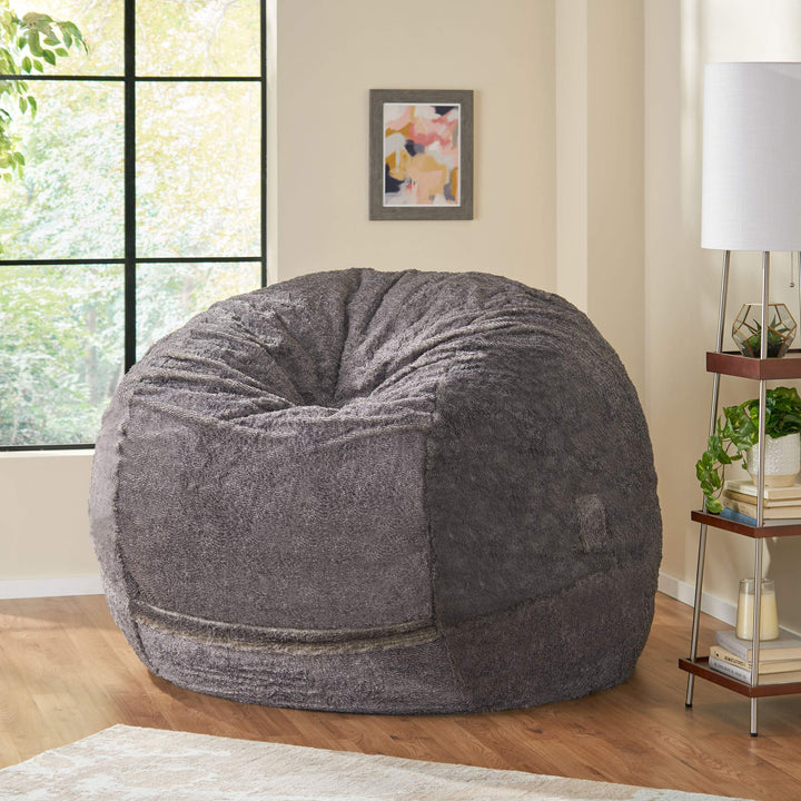 Christopher Knight Home Greyrock Bean Bag, Brown + Beige