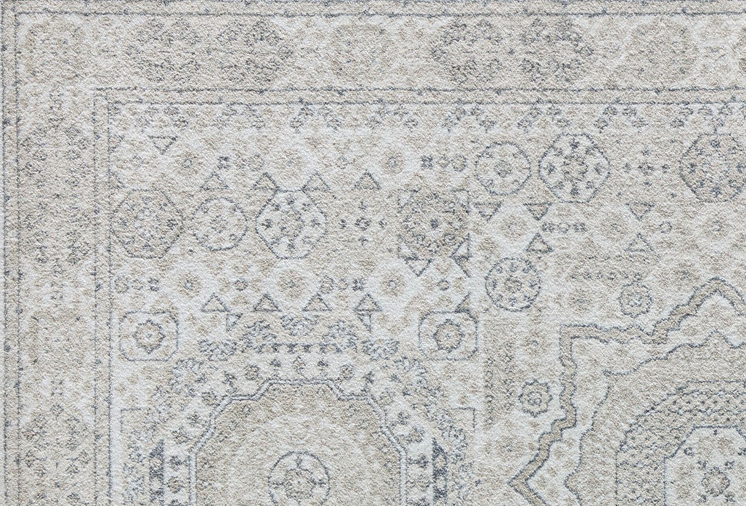 Hailey Geometric Medallion Traditional Area Rug by Rugs America