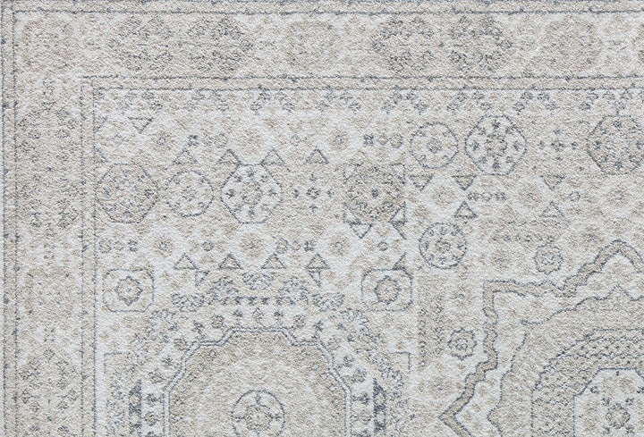 Hailey Geometric Medallion Traditional Area Rug by Rugs America