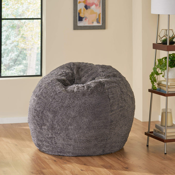 Christopher Knight Home Greyrock Bean Bag, Brown and Beige