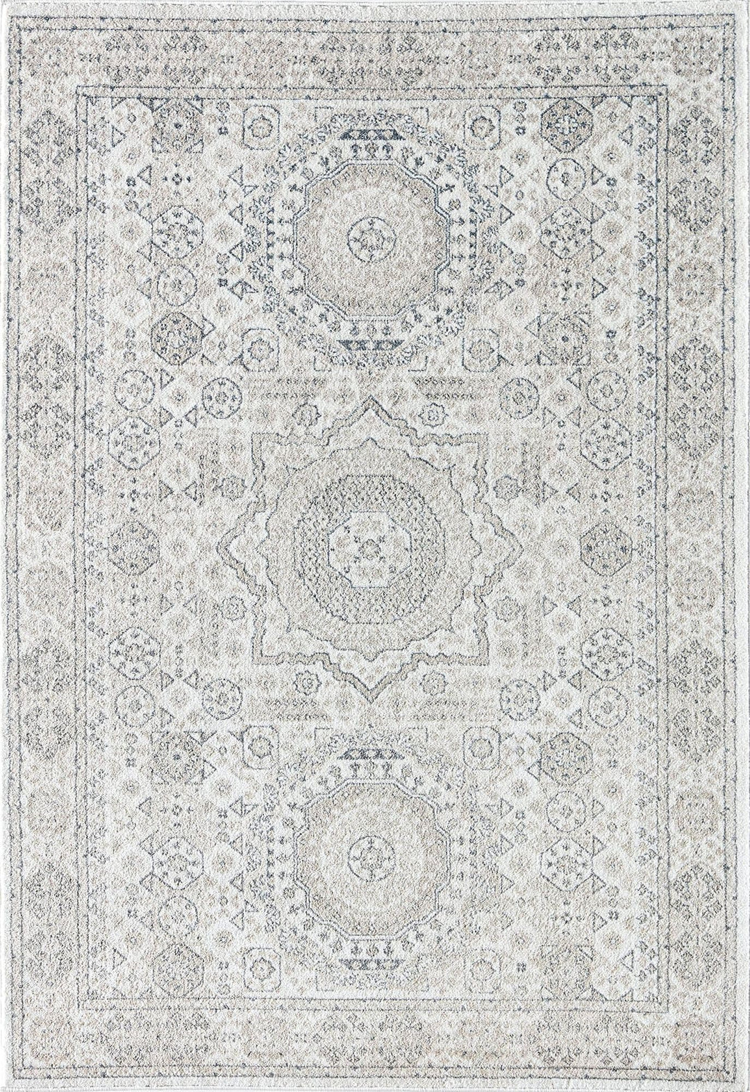 Hailey Geometric Medallion Traditional Area Rug by Rugs America