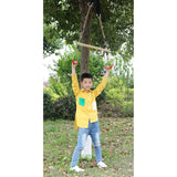 Kids Trapeze Swing Bar with Rings Hanging Ropes