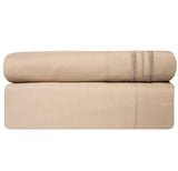 Deep Pocket Soft Microfiber 4-piece Solid Color Bed Sheet Set