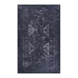 4x6 Area Rugs for Bedroom Shaggy Soft Rug Non-Slip Indoor Floor Carpet Living Room Kids Baby Boys Teen 6' X 7' Black Abstract Modern Contemporary Rectangle Polyester Latex Free Washable