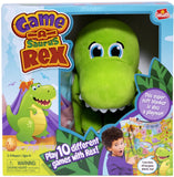 Game-A-Saurus Rex - Play 10 Different Games with Plush Dinosaur - Store Game Pieces Inside Rex by Goliath