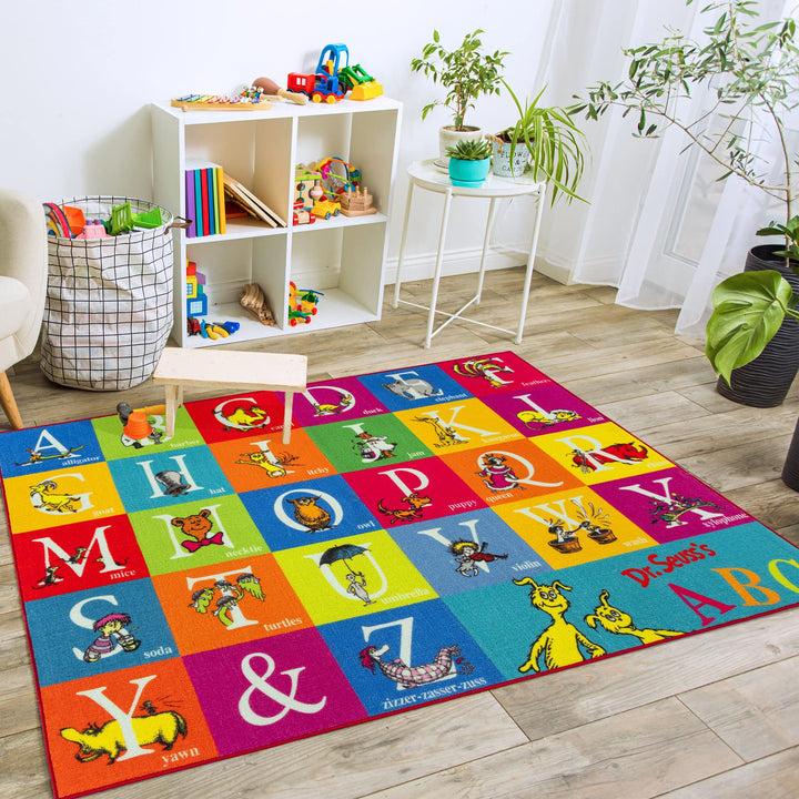 Gertmenian Kids Playroom & Game Room Carpet | Dr. Seuss Rug |