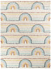 Balta Rugs Hailey Kids Rainbow Stripe Area Rug, Cream, 5' 3" x 7'