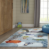 Momeni Rugs Lil' Mo Whimsy Collection Kids Themed Hand Carved