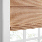 Eclipse Bamboo Roman Shades for Window Semi-Privacy