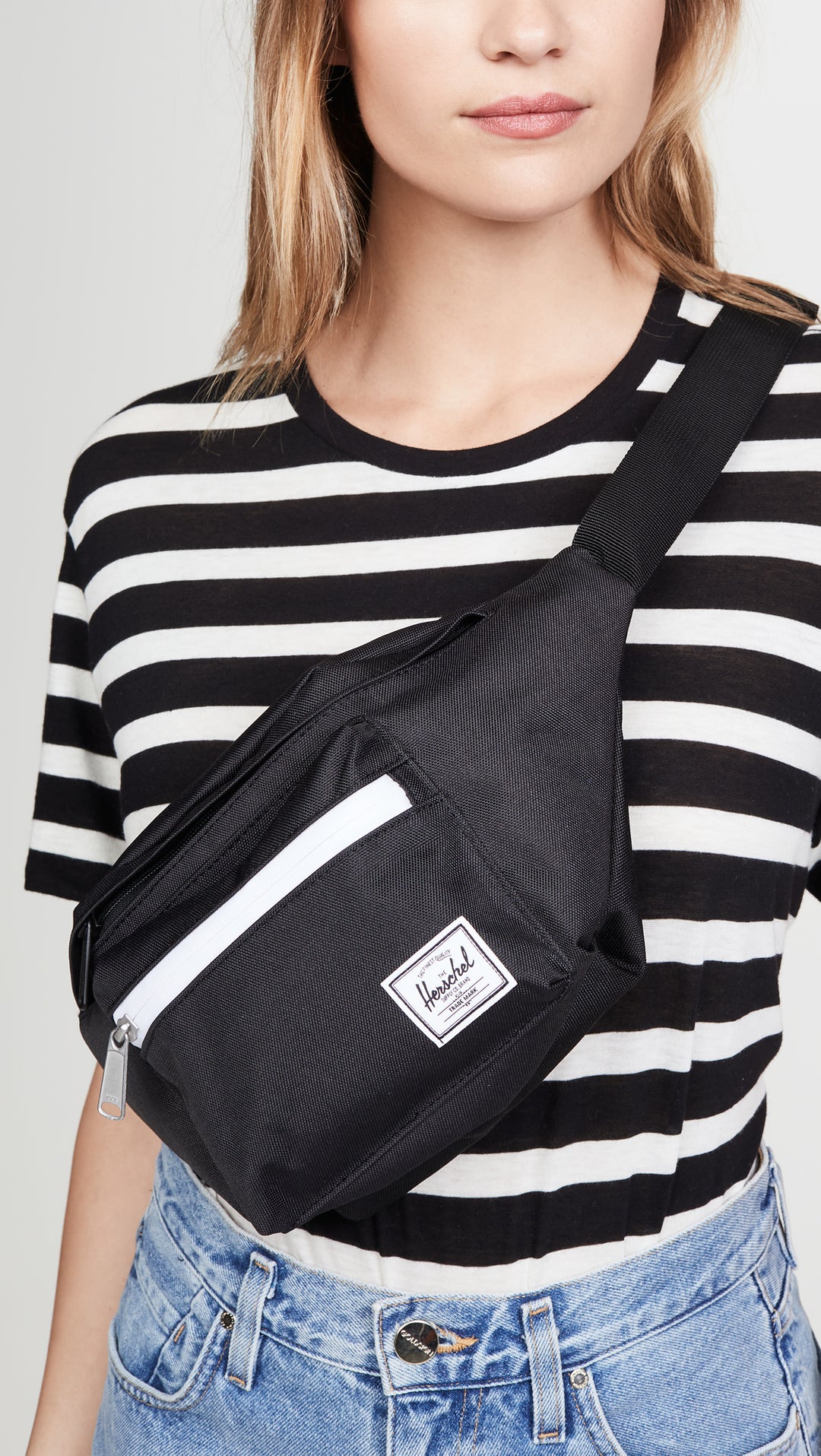 Herschel Seventeen Waist Pack Black/Black Zipper