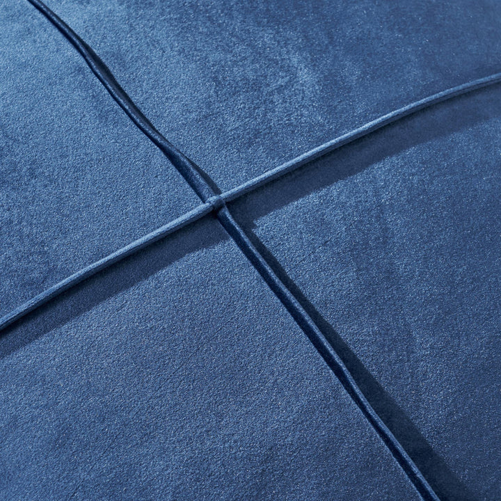 Christopher Knight Home Cytheria Cobalt Velvet Square Bean Bag