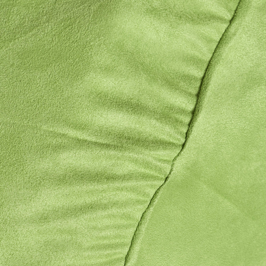 Delilah Traditional 4 Foot Suede Bean Bag Chair by Christopher Knight Home
