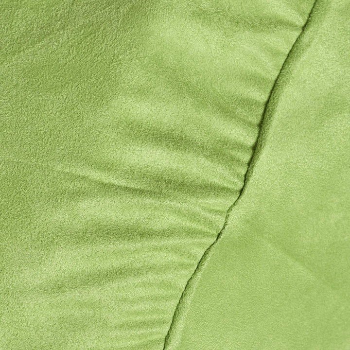 Delilah Traditional 4 Foot Suede Bean Bag Chair by Christopher Knight Home