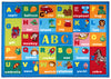 Rugshop Kids Educational Learning Alphabet Symbols Non Skid (Non Slip)