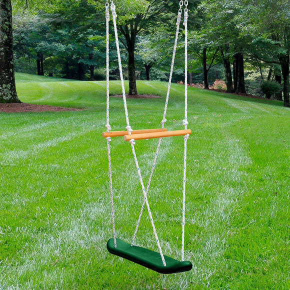 Skateboard Standing Swing for Set Green Plastic Swings, Medium