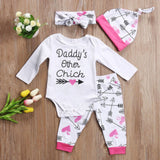 White Bohemian Daddy's Other Chick Baby Outfit