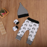 Black White Bad Skull Baby Outfit