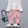 Pink Cat Themed Coveralls Baby Outfit