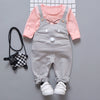 Grey Cat Themed Coveralls Baby Outfit
