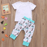 White Teal Fox Little Dreamer Outfit