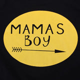 Black Gold Mama's Boy Baby Outfit