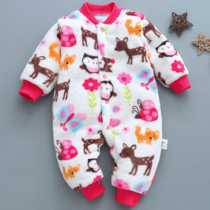 Colorful Forest Friends Baby Romper