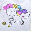 White Magical Unicorn Themed Baby Outfit
