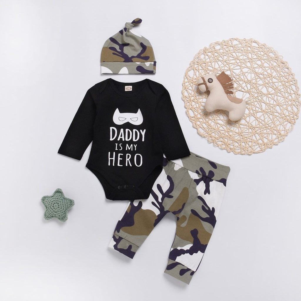  AOUYOA Baby Girl Dress Daddy is My Hero Newborn